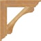 Ekena Millwork Legacy Traditional Rough Sawn Bracket, Western Red Cedar, 4"W x 24"D x 24"H BKT04X24X24LEC01RWR - alternate 4